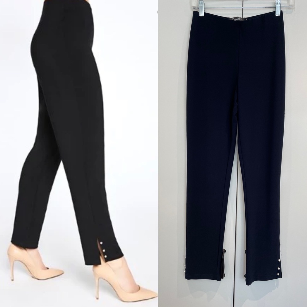 New! Sympli glow narrow stretch pant trousers with pearl detail FINAL PRICE